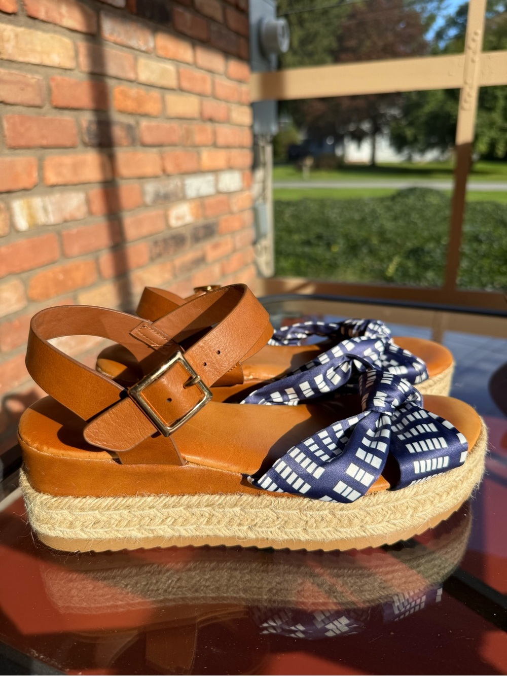 Journee Collection Adriann Espadrille Wedge Sandals